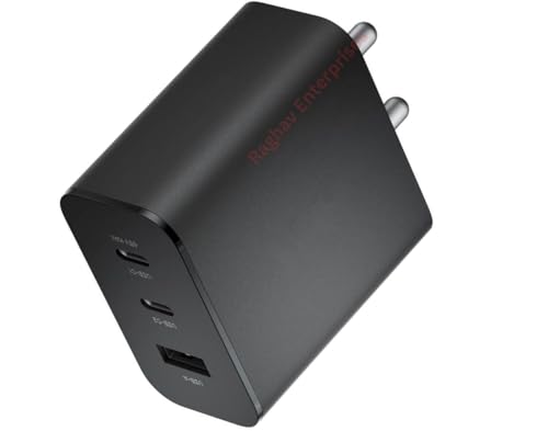 Image of Charger for Nothing 65W PPS Type C Rapidly Adapter Compatible for Nothing Phone 3 /3A /3A Pro, Phone 2 /2A /2A Plus /CMF Phone 2 Pro /1 /Samsung S25 /Ultra /S24, USB C 45-Watt Fast Charging OP Black