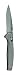 Benchmade - Anthem 781 EDC Manual Open Folding Knife Made in USA, Drop-Point Blade, Plain Edge, Satin Finish, Titanium Handle