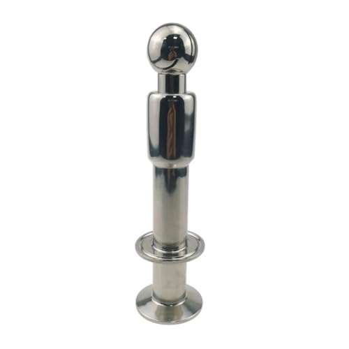 1pc 1.5" Stainless Steel Rotating CIP Spray Ball - Effective Tank Cleaning for Home & Industrial Use(1.5Inx1.5In)