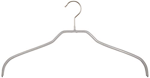 マワ すべり落ちない MAWAハンガー 「Woman シリーズ」 シルエット41 ラメシルバー 12本組 MA3210LSL-SE12