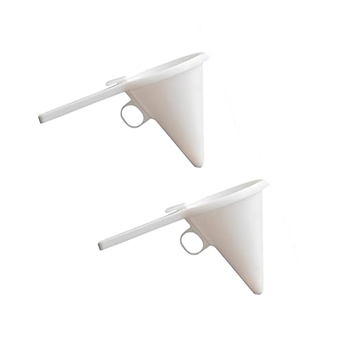 Zerodeko 2piezas Embudo Dispensador De Masa Para Pastelería Embudo Manual Para Crema Glaseado y Chocolate Utensilio Resistente y Práctico Para Decoración De Tartas y Repostería