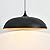 DOTCN Large Pendant Light Fixtures Ceiling Hanging, 17.7" Dome Pendant Lights,Black and Gold Finish Lighting Fixture,Adjustable Pendant Lamps for Living Room,Dining Room,Kitchen Island