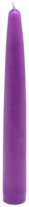 Miniatura 2 de Velas cónicas moradas de 6" (144 piezascaja) a granel
