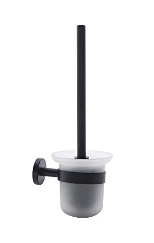 Preisvergleich Produktbild Schwänlein Modernes Badzubehör-Set - Schwarz-Toilettenbürstenhalter (Schwarz-Toilettenbürstenhalter)