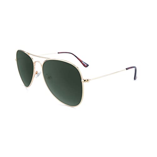 Knockaround Mile Highs Polarized Sunglasses - Aviator Sunglasses with Full UV400 Protection & Impact Resistant Lenses