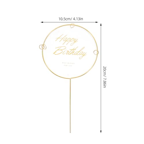Alipis 1 Conjunto Feliz Aniversário Bolo Topper Borboleta Cupcake Toppers Decorações Do Bolo De Aniv