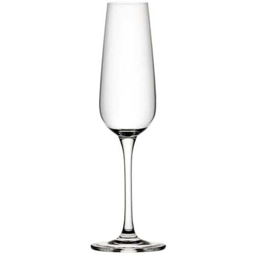 Utopia Mississippi Flute Glass 7.5oz / 210ml, R252107-00000-B01006, Pack of 6, Transparent