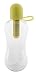 Bobble Classic, water bottle, filtered water, reusable water bottle, BPA-Free plastic bottle, soft touch carry cap, replaceable carbon filter, sustainable water bottle, hydration, 18.5 oz., Lime