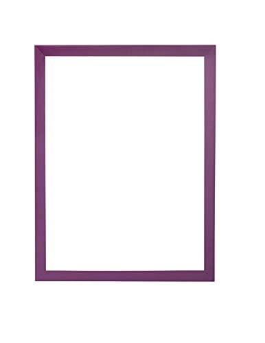 Purple-A4 Rainbow Colour Range Picture/Photo/Poster frame with a High Clarity Styrene Shatterproof Perspex Sheet & an MDF backing board - rcrp-purple-a4