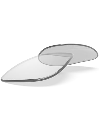 Image of BLAZERBUCK Anti-salt Replacement Lenses Compatible with Ray-Ban Meta Headliner RW4009 | RW4013 (Gen 2) 50mm Smart Glasses - Clear to Black Photochromic