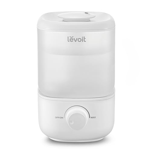 LEVOIT Humidificador Bebés Mocos y Tos, 2.5L Cool Mist Hasta 25H para Dormitorio, 23dB Silencioso, para Bebés, Habitación de Niños, Boquilla Giratoria de 360°, Apagado Automático, sin BPA