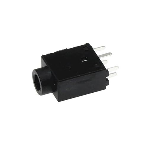Conector Jack 3.5mm PJ358 de 5 Pines con Conexión Estable Dip Pack de 10 5