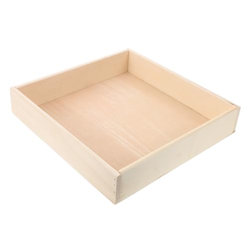 ifundom Wooden Boys and Girls Toy Storage Compact Portable Tray Indoor Outdoor Sandbox for Boys and Girls