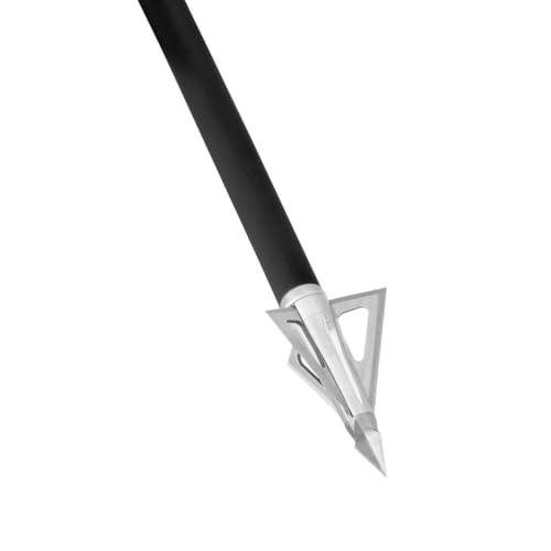 Grim Reaper 2203 Hades Fixed Blade Broadhead – 100 Grain, 1 3/16' Cut, 3-Blade Hunting Arrowheads