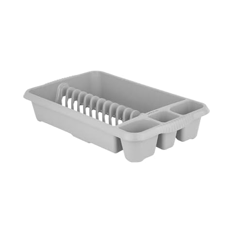 Eco-Friendly Medium Grey Dish Drainer Rack Cover
