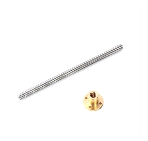 Metal Ball Screw nut 4pcs T12 Screw Lead 4mm Large Lead Trapezoidal Screw Screw Stepper Motor Screw Nut(1000mm)