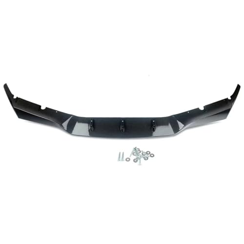Becquet de lèvre avant pour BMW Série 5 F90 M5 spoiler noir brillant look carbone