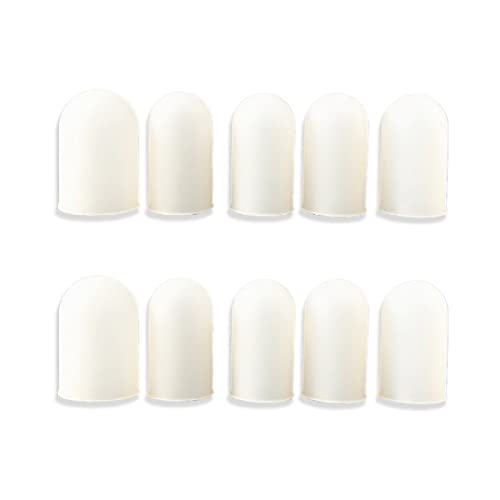 Yoyakie Tapas de los Dedos, Protectores de Silicona con Las Tapas de los Dedos Excelentes para Proteger Las uñas de la Piel del Dedo agrietadas y secas.