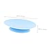 FOYTOKI 5pcs Double-Sided Silicone Suction Pads for Bowls Anti-Slip Portable Fixing Cushions for Tableware Use with Large Coverage and Easy Cleaning for Boy Girl and Seniors
