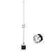 Bingfu VHF UHF 144/430MHz Mobile Radio Antenna Dual Band 136-174MHz 400-470MHz NMO Mount Antenna for Marine Car Truck Vehicle Mobile Ham Amateur Two Way Radio