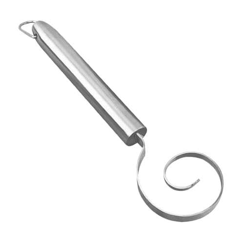 WHISK 'Masa – Mezclador de mano para pasta | Herramienta manual para el pan | Flocado de acero inoxidable engrosado, utensilios de cocina en casa, para pastelería, tartas, postres, levadura