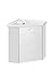 Mueble de Lavabo esquinero FINKA, Lavabo Opcional, Mueble para baño pequeño, Mueble Colgante (con Lavabo)