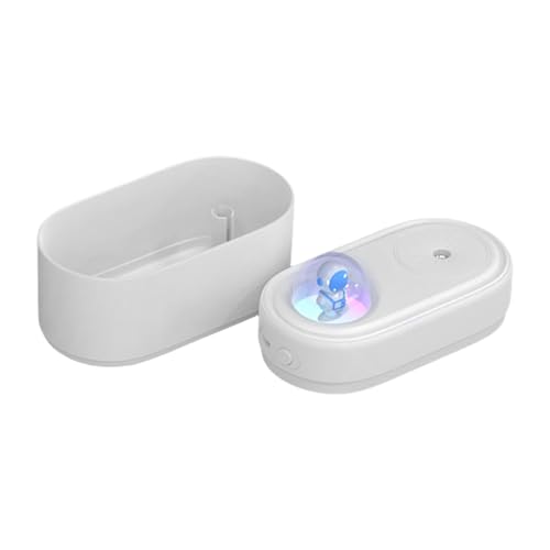 Humidificador Pequeño - Humidificador Silencioso Compacto para Dormitorio - Difusor con Control de y Aromaterapia Tema Astronauta para Familia, Niños, Oficinas, Hogar y Coche
