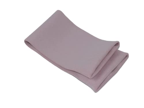 Image of TinaKim Ribbing Knit Fabric,Waistbands Collar Cuffs Trim Material (Tubular Pink, 16x4in)