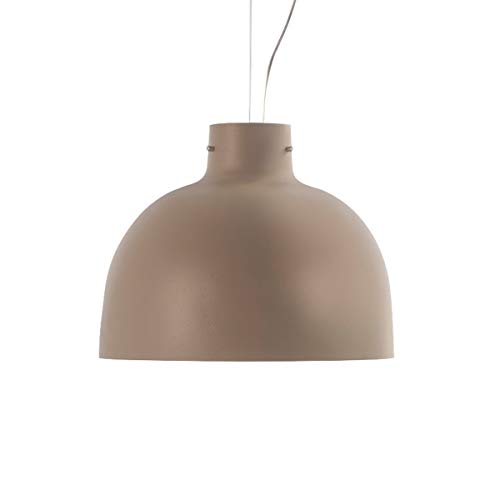 Kartell Bellissima, Lampada a Sospensione, Tecnopolimero termoplastico colorato in Massa, Tortora, Ø 50 x H 41 cm [Classe di efficienza energetica E]