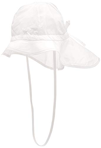 Preisvergleich Produktbild Döll Mädchen Sonnenhut mit Nackenschutz Leinen Mütze, Mehrfarbig (Original 1000), (Herstellergröße: 53)