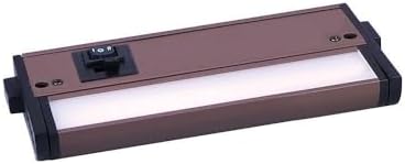 Maxim Lighting 89892BZ CounterMax MX-L-120-3K-3W 1 LED Under Cabinet-3.5 Inches Wide by 6.00 Inches Length, Finish Color: Bronze