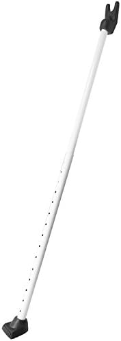 SECURITYMAN Adjustable Door Security Bar - Constructed of High Grade Iron - Great for Apartment Security or Home Protection Door Stoppers - (22.25” - 43.7” for Doors) (22.25” - 39.25” for Patio Doors)