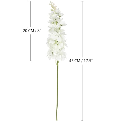 Dilatata White Delphinium Artificial Flowers thumb #5
