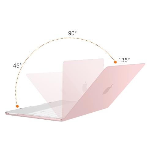 Image of MOSISO Compatible with MacBook Neo Case 13 inch 2026 Release Model A3404 with A18 Pro Chip, 4 in 1 Kit Precision Fit Crack & Scratch Resistant Protective Hard Shell Case Cover, Baby Pink