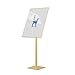 Floor Standing Poster Stand, Heavy Duty Multi-Purpose Advertising Display, Adjustable Banner Stand for Office & Hotel