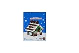 Generic Mini Gingerbread House Christmas Kit - Pre-Baked Gingerbread, Icing, Gummies, Starter Tray And Stickers - Everything Included - 198g, 7oz - 1 PACK Christmas Fun Theme Delicious