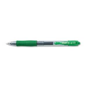 Bolígrafo Roller Retráctil Pilot G2 Tinta Verde 0.7 mm