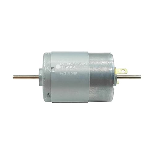 Moteur électrique RS-385 double axe de précision 12V-24V haute vitesse