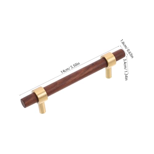 Tiradores para cocina modernos en madera decorativa para tocadores 3