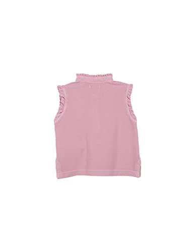 GOCCO Baby - Mädchen Polo DE Pique ROSA Cuello Y Manga VOLAN Stangen, Rosado,