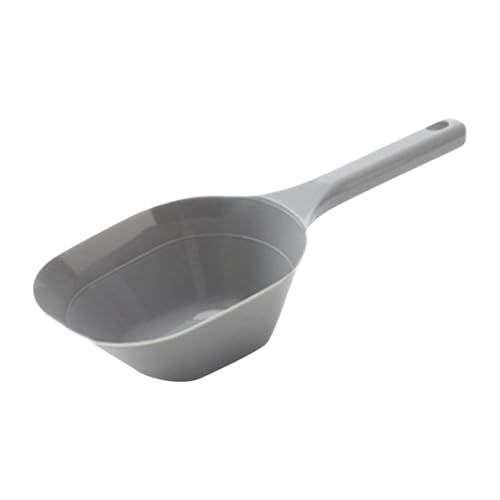 Poo4kark Robuster Kunststoff-Spatel für EIS Lebensmittel in der Küche, Mehrzweck- für Mehl Hundefutter, Kochen zu Hause (Grey, 23.5X8.5X5.4)