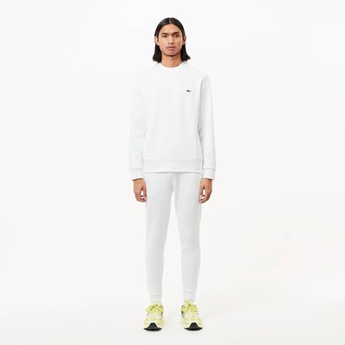 Lacoste Herren Jogginghose XH9624, Männer Freizeithose,Sweatpants,Loungewear,Homewear,Slim Fit,Weiß,8 (3XL) – Ansicht 4