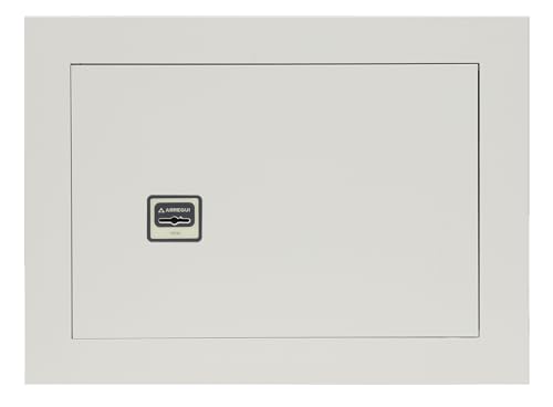 ARREGUI Ideal-5 271350 Wandtresor zum Einmauern | Safe mit Doppelbart Sicherheitsschloss | Doppelbolzen Verrigelung | Anwenderfreundlich mit Schlüssel | Wandmontage | 30 x 41 x 20 cm