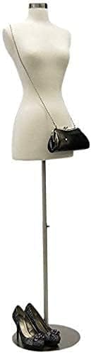 Image of Loop Group Female Mannequin - Female Mannequin with Metal Base Plate Premium Store Display Dummy Model Hanger Dress Kurti Display Stand