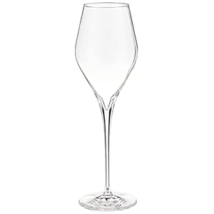 Schott Zwiesel Tritan Crystal Glass Finesse Stemware Collection Champagne Flute with Effervescence Points (Set of 6), 10.0 oz, Clear