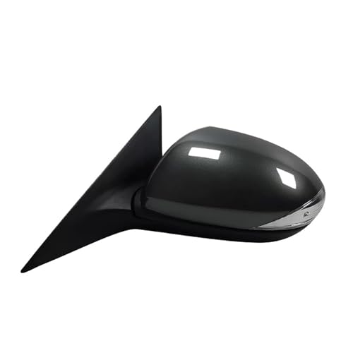 1PCS 車ドアサイドミラーアセンブリ 8ピン 電動折りたたみ式ターンシグナル付き マツダ 6 GH 2007 2008 2009 2010 2011 2012 2013 対応(Gray-Left Side)