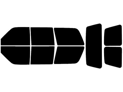 Rvinyl Window Tint Kit Compatible with Chevrolet Tahoe 1995-1999 (4 Door) - Complete Precut Kit - 5%