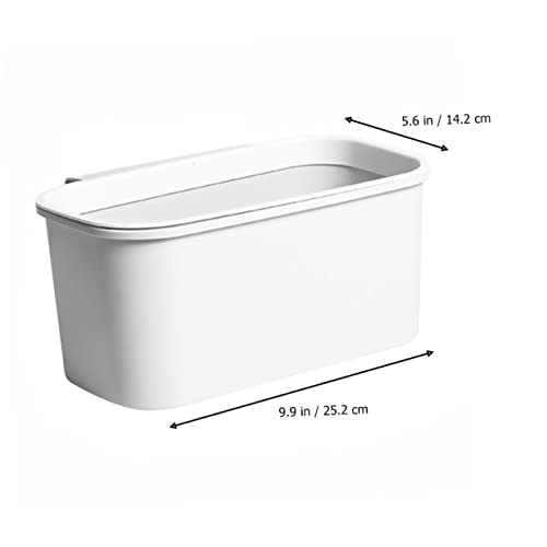 2 Piezas Canecas de Basura para Cocina Blanca Portátil miniatura 3