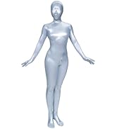 Amazon | Zentai Dreamer ZD27Fパープルレオパード 既定サイズ 全身