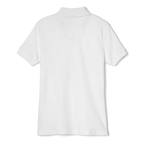 French Toast Girls' Short Sleeve Picot Collar Interlock Polo2